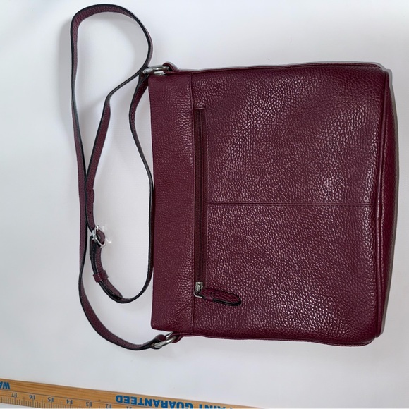 Corder London Elegant Burgundy Crossbody Bag Real Leather like new! - Picture 8 of 16